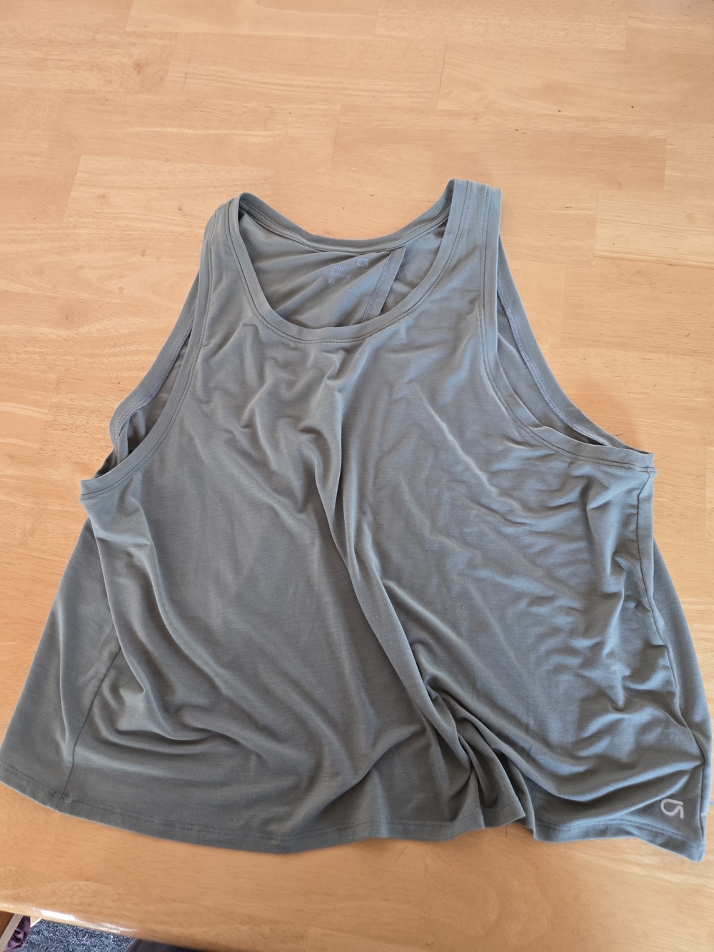 GAP Women's Tank Top in Slate Blue-Gray